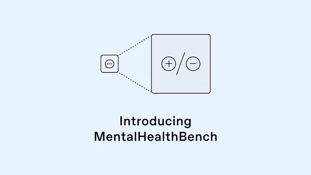 MentalHealthBench mental health evaluation artwork